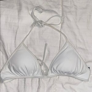 Aerie White Triangle Bikini
